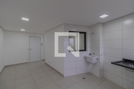 Sala e Cozinha Integrada de apartamento para alugar com 2 quartos, 47m² em Vila Euthalia, São Paulo