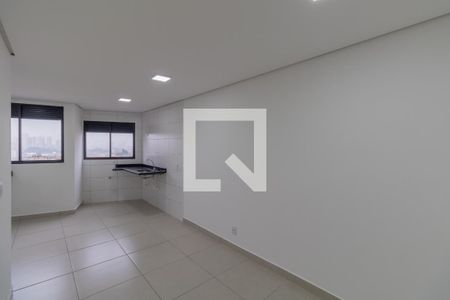 Sala e Cozinha Integrada de apartamento para alugar com 2 quartos, 47m² em Vila Euthalia, São Paulo