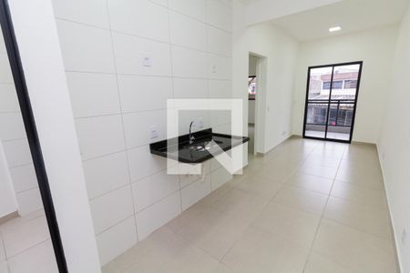 Sala e Cozinha de apartamento para alugar com 2 quartos, 39m² em Vila Euthalia, São Paulo