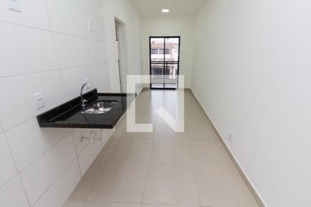 Sala e Cozinha de apartamento para alugar com 2 quartos, 39m² em Vila Euthalia, São Paulo