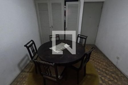 Sala de estar e jantar de apartamento para alugar com 1 quarto, 65m² em Boqueirão, Santos