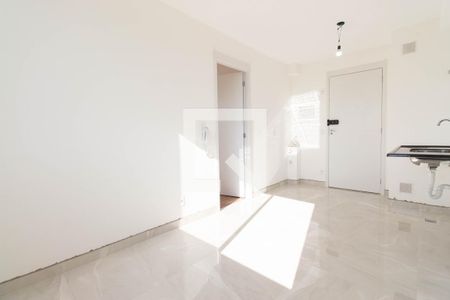 Sala - Cozinha - Área de serviço de apartamento para alugar com 1 quarto, 24m² em Mooca, São Paulo