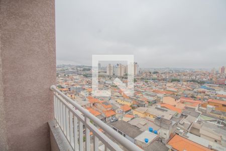 Varanda da sala  de apartamento à venda com 2 quartos, 36m² em Vila Tolstoi, São Paulo