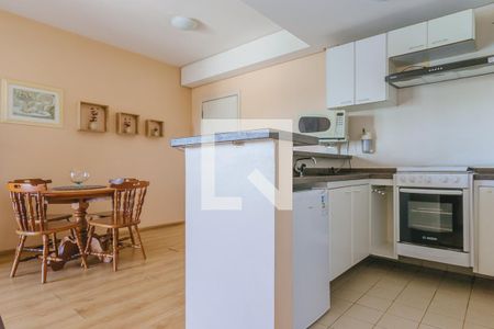 Sala/Cozinha de apartamento para alugar com 1 quarto, 52m² em Jardim São Dimas, São José dos Campos