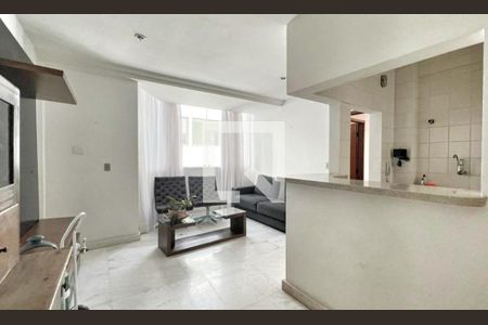 Sala  de apartamento à venda com 3 quartos, 78m² em Grajaú, Belo Horizonte
