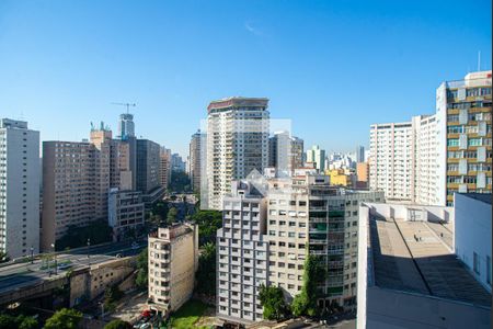 Vista da Sala de apartamento à venda com 1 quarto, 48m² em Centro, São Paulo