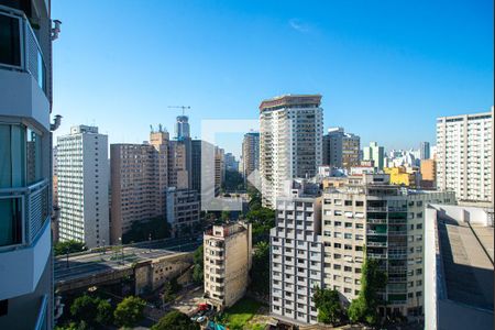 Vista da Sala de apartamento à venda com 1 quarto, 48m² em Centro, São Paulo