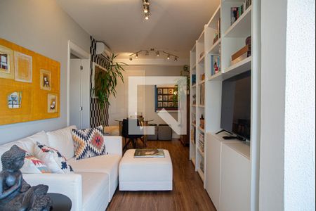 Sala de apartamento à venda com 1 quarto, 48m² em Centro, São Paulo