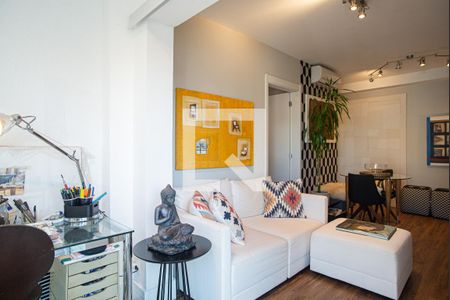 Sala de apartamento à venda com 1 quarto, 48m² em Centro, São Paulo