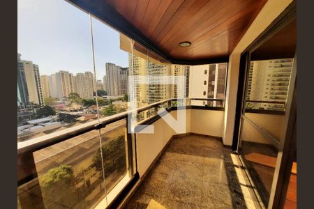Varanda da Sala de apartamento à venda com 4 quartos, 240m² em Indianópolis, São Paulo