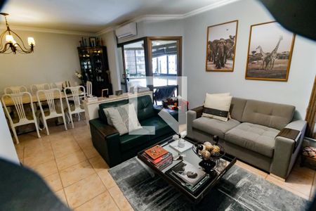 Sala de apartamento à venda com 3 quartos, 119m² em Real Parque, São Paulo