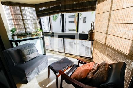 Varanda da Sala de apartamento à venda com 3 quartos, 119m² em Real Parque, São Paulo
