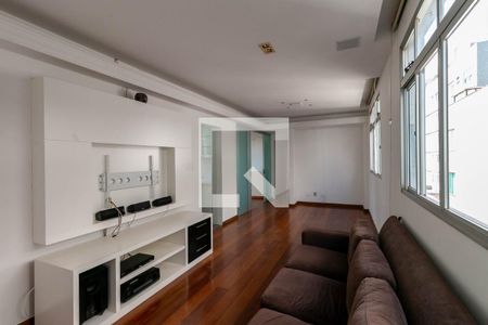 Sala de apartamento para alugar com 4 quartos, 130m² em Santo Antônio, Belo Horizonte