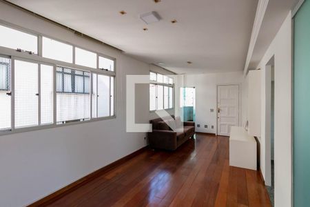 Sala de apartamento à venda com 4 quartos, 130m² em Santo Antônio, Belo Horizonte