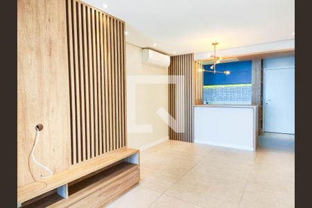 Sala de apartamento à venda com 3 quartos, 91m² em Vila Assunção, Santo André