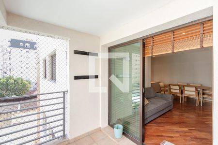 Varanda da Sala de apartamento para alugar com 3 quartos, 85m² em Brooklin Paulista, São Paulo