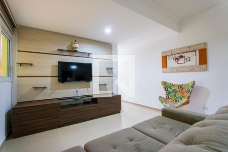 Sala de apartamento à venda com 3 quartos, 82m² em Vila Eldízia, Santo André