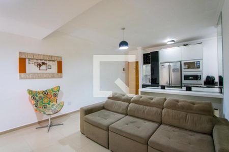 Sala de apartamento à venda com 3 quartos, 82m² em Vila Eldízia, Santo André