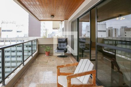 Sacada de apartamento à venda com 4 quartos, 260m² em Perdizes, São Paulo