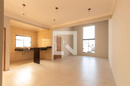 Sala de casa de condomínio para alugar com 3 quartos, 122m² em Residencial Reserva Ipanema, Sorocaba
