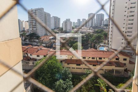 Sacada da Sala - Vista de apartamento para alugar com 1 quarto, 62m² em Vila Gumercindo, São Paulo