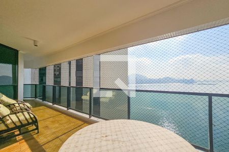 Varanda de apartamento para alugar com 3 quartos, 180m² em Jardim Asturias, Guarujá