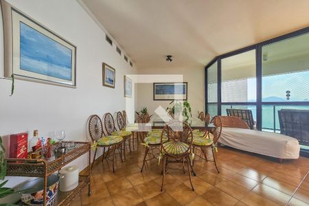 Sala de apartamento para alugar com 3 quartos, 180m² em Jardim Asturias, Guarujá