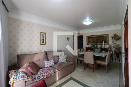 Sala de apartamento à venda com 3 quartos, 107m² em Vila Bastos, Santo André