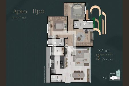 Apartamento à venda com 3 quartos, 87m² em Prado, Belo Horizonte