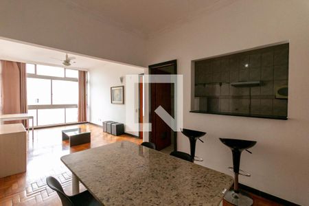Sala de apartamento para alugar com 1 quarto, 57m² em Santo Agostinho, Belo Horizonte