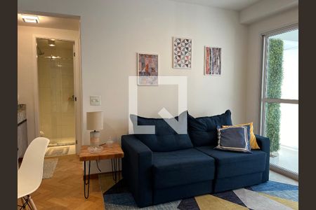 Sala de apartamento para alugar com 1 quarto, 42m² em Pompeia, São Paulo