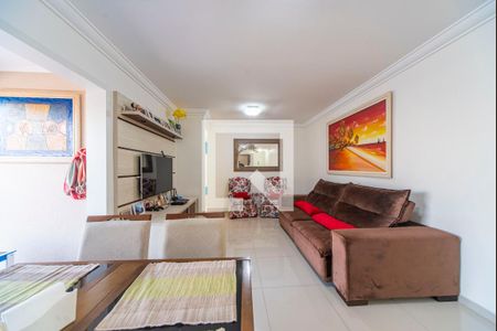 Sala de apartamento à venda com 3 quartos, 80m² em Jardim Bela Vista, Santo André