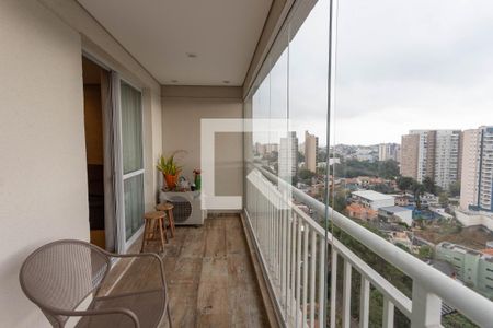 Varanda da sala de apartamento à venda com 3 quartos, 92m² em Centro, Diadema