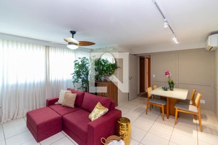 Sala de apartamento à venda com 3 quartos, 87m² em Pampulha, Belo Horizonte