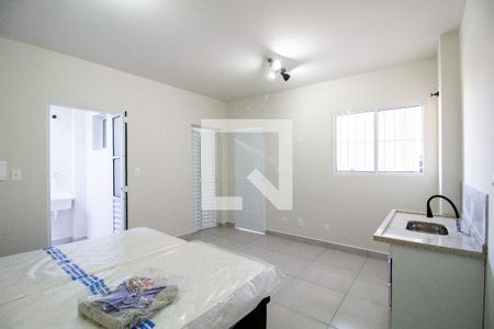 Sala e Quarto de kitnet/studio para alugar com 1 quarto, 21m² em Vila Haro, Sorocaba