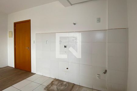 Cozinha e Área de Serviço de apartamento para alugar com 1 quarto, 57m² em Santos Dumont, São Leopoldo