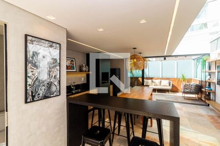 Varanda gourmet de apartamento à venda com 4 quartos, 300m² em Cidade Nova, Belo Horizonte