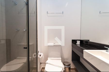 Banheiro de kitnet/studio à venda com 1 quarto, 25m² em Perdizes, São Paulo