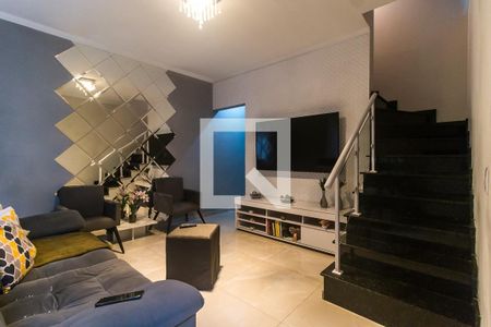 Sala de casa de condomínio para alugar com 2 quartos, 82m² em Jardim Layr, Mogi das Cruzes