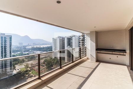 Varanda Sala de apartamento à venda com 4 quartos, 160m² em Barra da Tijuca, Rio de Janeiro