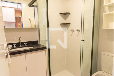 Banheiro de kitnet/studio para alugar com 1 quarto, 27m² em Vila Mariana, São Paulo