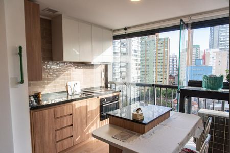 Cozinha de kitnet/studio à venda com 1 quarto, 27m² em Vila Mariana, São Paulo