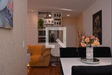 Sala de Jantar de apartamento à venda com 2 quartos, 74m² em Jardim, Santo André