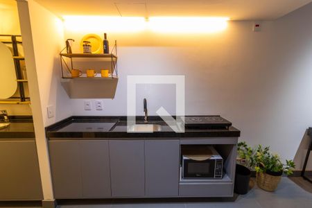 Sala/Cozinha de kitnet/studio para alugar com 1 quarto, 35m² em Cidade Baixa, Porto Alegre