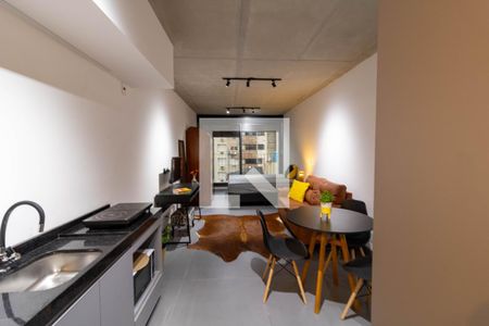 Studio à venda com 35m², 1 quarto e 1 vagaSala/Cozinha