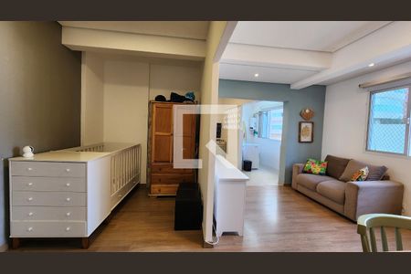 Detalhe Sala de apartamento para alugar com 1 quarto, 69m² em Ponta da Praia, Santos