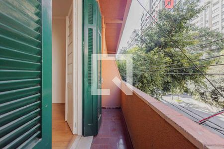 Varanda do Quarto de apartamento para alugar com 1 quarto, 53m² em Jardim Paulista, São Paulo