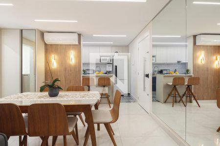 Sala  de apartamento para alugar com 1 quarto, 48m² em Jardim América da Penha, São Paulo