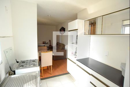 Cozinha de apartamento para alugar com 1 quarto, 34m² em Cecília, Viamão