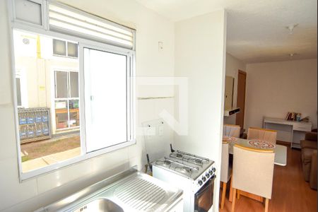 Cozinha de apartamento para alugar com 1 quarto, 34m² em Cecília, Viamão